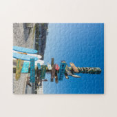 Cocoa Beach Tiki Totem Legpuzzel (Horizontaal)