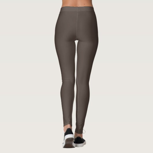  Cocoa Brown Stripe Leggings (Achterkant)