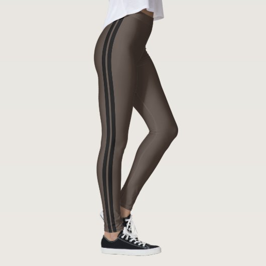  Cocoa Brown Stripe Leggings (Rechts)