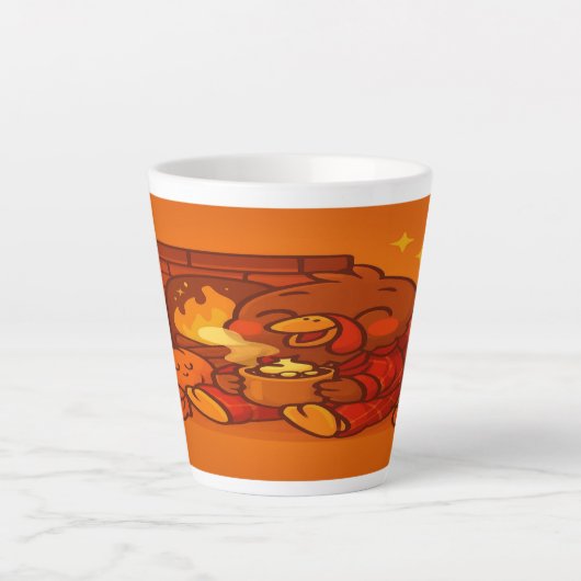 Cocoa by the Fire: Baby Turkey Bliss Latte Mok (Voorkant)