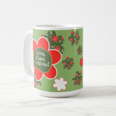 Cocoa, Chaos, Christmas Photo Holiday Coffee Mug (Devant gauche)