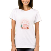Cocoa, Cookies & Calme – T-Shirt Pastel de Noël Co
