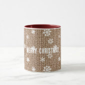 Cocoa Cream Snowflakes Christmas Mok (Midden)