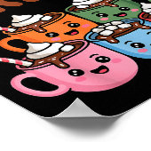 Cocoa Crew Cute Christmas Hot Chocolate Matching P Poster (Hoek)