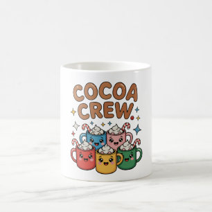 Cocoa Crew Hete Chocolade Kawaii Kerstmis Xmas Koffiemok