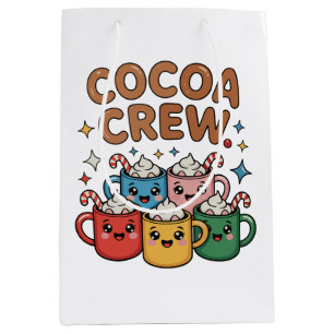 Cocoa Crew Hete Chocolade Kawaii Kerstmis Xmas Medium Cadeauzakje