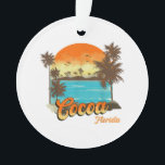 Cocoa Florida Beach Vacances été Palm Sunset<br><div class="desc">Cocoa Florida Beach Vacances été Palm Sunset</div>