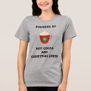 Cocoa & Kerstmis Tri-Blend Shirt