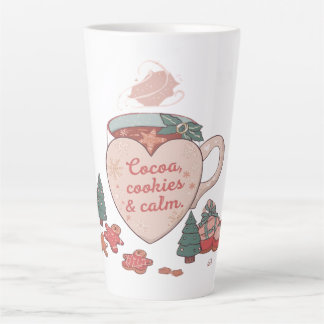 Cocoa, Koekjes & Rust – Pastel Kerst CoT-Shirt Latte Mok