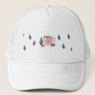 Cocoa, Koekjes & Rust – Pastel Kerstmis T-Shirt Trucker Pet