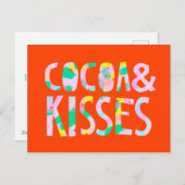 Cocoa & Kusjes Feestdagenkaart (Voorkant / Achterkant)