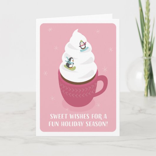 Cocoa Mountain Holiday Card (blank inside) Kaart (Voorkant)