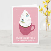 Cocoa Mountain Holiday Card (blank inside) Kaart (Gele Bloem)