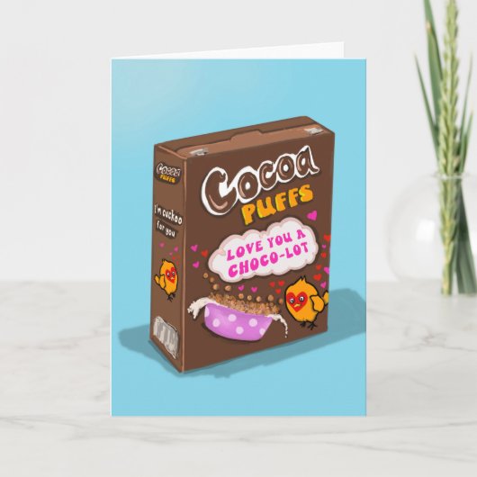 Cocoa Puffs jeu de cartes Valentine's Day (Devant)