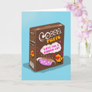Cocoa Puffs jeu de cartes Valentine's Day