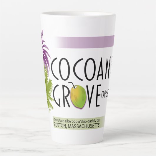 Cocoanut Lounge Latte Mok (17 oz) (Voorkant)