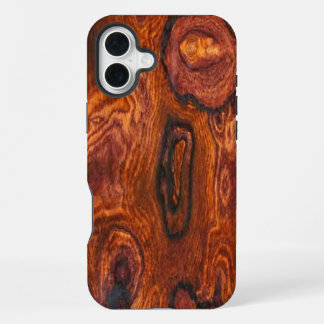 Cocobolo (hout) Afwerking iPhone 5 hoesje iPhone 16 Plus Hoesje