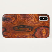 Cocobolo (hout) Finish Case-Mate iPhone Case (Achterkant (horizontaal))
