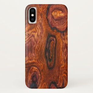 Cocobolo (hout) Finish iPhone X Hoesje