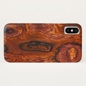 Cocobolo (hout) Finish Case-Mate iPhone Case (Achterkant (horizontaal))