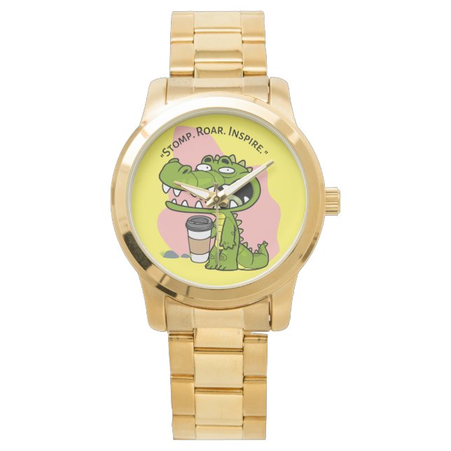 cocodrille horloge (Voorkant)