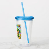 COCODRILLO MET KOKOSWATER ACRYL DRINKBEKER (Links)