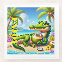 COCODRILLO MET KOKOSWATER