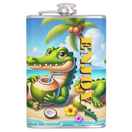 COCODRILLO MET KOKOSWATER HEUPFLES