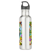 COCODRILLO MET KOKOSWATER WATERFLES  (Achterkant)