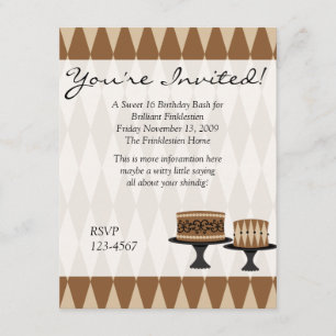 Cocolate Cakes Kaart