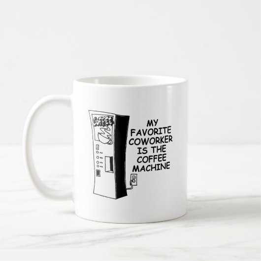 Cocollaboratrice de la machine à café Funny Mug (Gauche)