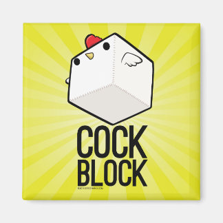cocon avec aimant texte Cube mignon poulet