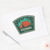 Coconino National Forest Camping Rechthoekige Sticker (Envelop)