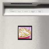 Coconut Cream Pie Magnet Magneet (Insitu (Vaatwasser))