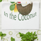Coconut Drink Tiki Bar Towel Theedoek (Gevouwen)
