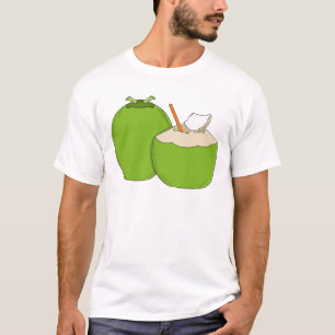 Coconut Duo: Green Splash T-shirt