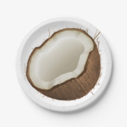 Coconut - Emoji Papieren Bordje (Voorkant)