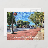 Coconut Grove, Florida Briefkaart (Voorkant / Achterkant)