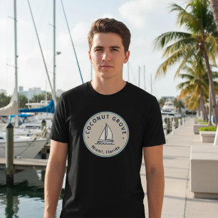 Coconut Grove Miami Kustwijk Trots T-shirt