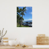 Coconut Palm Beach Hawaii Poster @3dudes1life (Cuisine)
