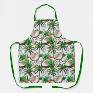 Coconut Palm Tree Tropical Pattern Design Schort