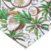Coconut Palm Tree Tropical Pattern Design Tafelkleed (Gekanteld)