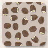 Coconut Pattern Bier Onderzetter (Voorkant)