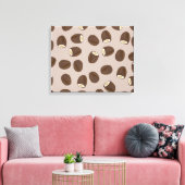Coconut Pattern Canvas Afdruk (Insitu (Woonkamer))