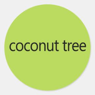 Coconut Tree Kamala Harris citaat 2024 Ronde Sticker