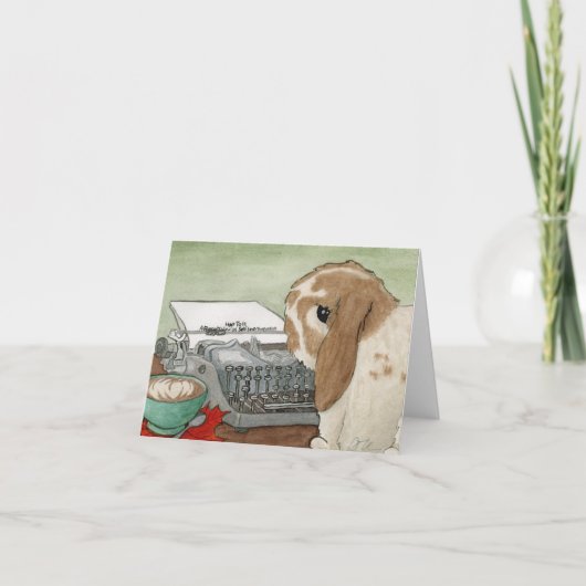 Coconut's Avonturen: November Kaart 4"x5.6" (Voorkant)