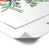 Cocorico  Advertisement - Rode Bloemen Poster (Hoek)