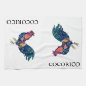 CoCORICO Red Rooster Kitchen Towel Theedoek (Horizontaal)