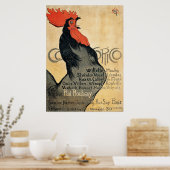 Cocorico - Steinlen Poster (Keuken)