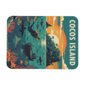 Cocos Island Scuba Diver Magneet (Horizontaal)